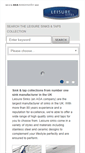 Mobile Screenshot of leisuresinks.co.uk