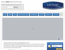 Tablet Screenshot of leisuresinks.co.uk